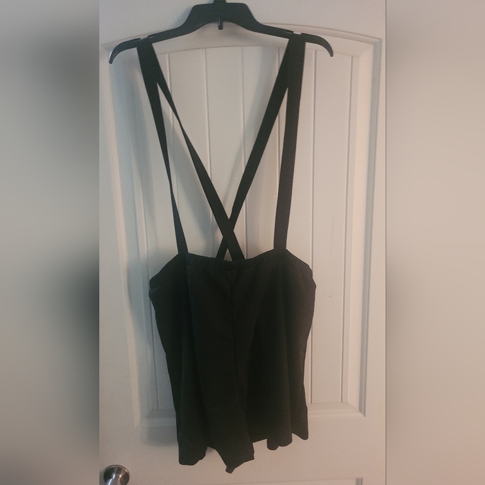 NWOT Shein 4xl (us 18-20) black shortalls